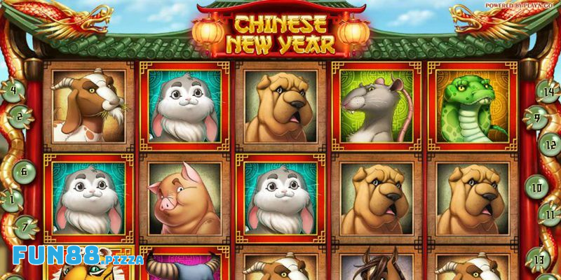 Chinese New Year - Khám Phá Trò Chơi Nổ Hũ Hấp Dẫn Nhất 2026 2 Biểu tượng và phương thức thanh toán trong game nổ hũ
